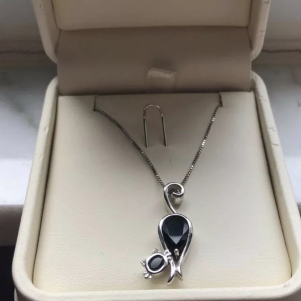 Black Onyx Sterling Silver Necklace from Jared’s